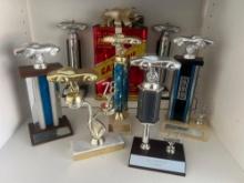 lot of 70s vintage Corvette trophies