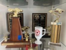 lot of 80s 90s and 2000s trophies Corvette