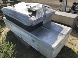 (2) 20in x 96in Metal Truck Bed Tool Boxes