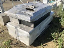 (2) 20in x 96in Metal Truck Bed Tool Boxes