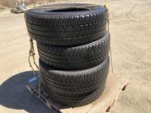 (4) Michelin LTX A/T 275/65/20 Tires.