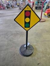 Traffic light sign