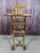 Oak Highchair/Childs Chair