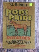 Pop's Pride Potato Sack