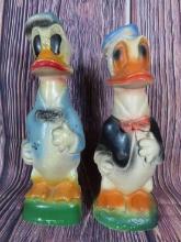 Lot of (2) 15" Donald Duck Chalkwear Carnival Prizes