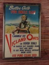 Uncle Sam Vicland Oats Sign