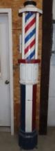 Koken Cast Iron / Enamel Barber Pole