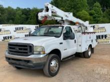 2004 FORD F-550 S/A BUCKET TRUCK ALTEC AT37G VIN: 1FDAF56P54ED48921