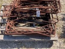 QTY OF REBAR SQUARES, 33”...... L X 11.5”...... W