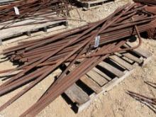 QTY OF L-SHAPED REBAR, 68”...... X 23”......