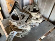 QTY OF (6) 5”...... PIPE CLAMPS