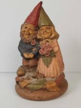 1985 TOM CLARK GNOMES, BRIDE AND GROOM, SIGNED, CAIRN STUDIOS