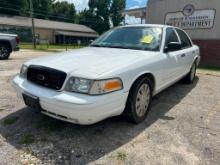 2008 Ford Crown Victoria Passenger Car, VIN # 2FAFP71V58X105287