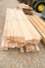 TWO SKIDS OF STRAPPING WRC LUMBER 1 X 4 (UNUSED)