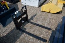 MINI QUICK ATTACH PALLET FORK (UNUSED)