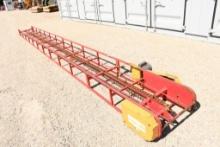 FORAGE KING BALE ELEVATOR 26FT WITH ELECTRIC MOTOR (LIKE NEW)