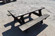 6' Wooden Picnic Table