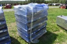 Pallet of 30 Blue Plastic Hardware bins