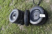 8 18x4-10 Tires with Bearings