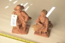 Pair f Antique Mottahedeh Figurines
