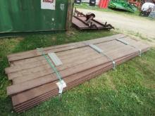 BROWN COMPOSITE DECKIN 1"X6"X12' SOLD BY THE