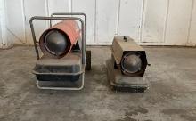 KEROSENE HEATERS (BOTH POWER ON)