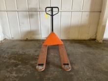 PALLET JACK (WORKS/NEEDS ADJUSTMENT)