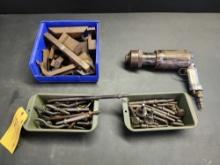 (LOT) RIVET SETS, BUCKING BARS & RIVET HAMMER