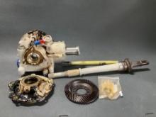 DISASSEMBLED BELL 407 TAIL ROTOR GEAR BOX 406-040-400-121