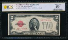 1928A $2 Legal Tender Note PCGS 50
