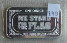 2024 "We Stand for the Flag" 1 Troy Oz. .999