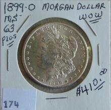 1899-O Morgan Dollar MS+.