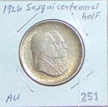 1926 Sesquicentennial Half Dollar AU.