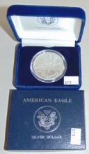2001 Silver Eagle MS (box and paper).