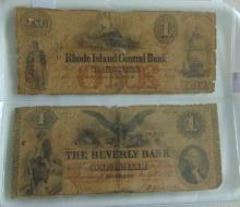 Currency Variety: 1855 Rhode Island Central Bank