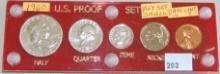 1960 U.S. Proof Set in Capital holder.