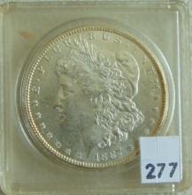 1887 Morgan Dollar MS63.