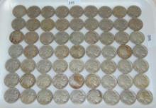 63 Buffalo Nickels (all readable dates, some mint