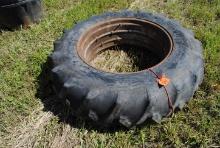 16.9-34 Tire with rim