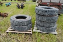 (6) 11R22.5 tires (sell 6 times the money)