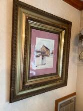 P. Buckley Moss "The General Store" painting (The Living History Farm)......Shipping