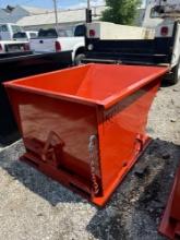 New KC Co. 1.5 C.Y. Self Dumping Refuse/Debris Hopper