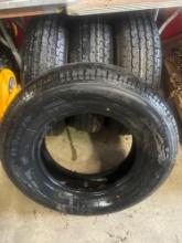 New Set of (4) Road Guider ST205/75R15 Trailer Tires