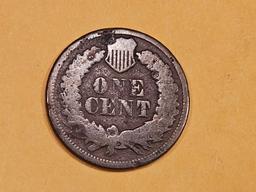 Semi-key 1869 Indian Cent