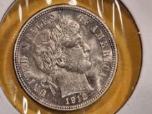 * Choice Brilliant Uncirculated 1912 Barber Dime