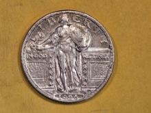 Brilliant About Uncirculated 1925 Standing Liberty Quarter