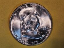 BUGS BUNNY! GEM Brilliant Uncirculated 1955 Franklin Half Dollar FBL