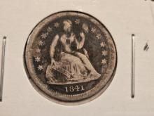 Better Date 1841-O Seated Liberty Dime