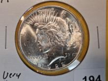 1922 Peace Dollar in Very Choice Brilliant Uncirculated