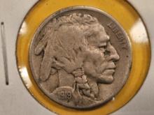 Semi-Key 1919-D Buffalo Nickel